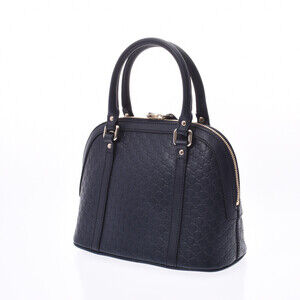 Gucci Blue Bag Navy Handbag Calfskin ssima